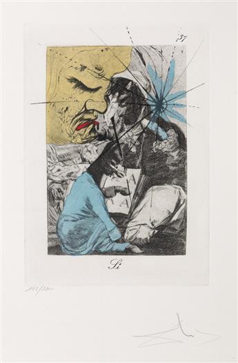 SALVADOR DALÍ Les Caprices de Goya.